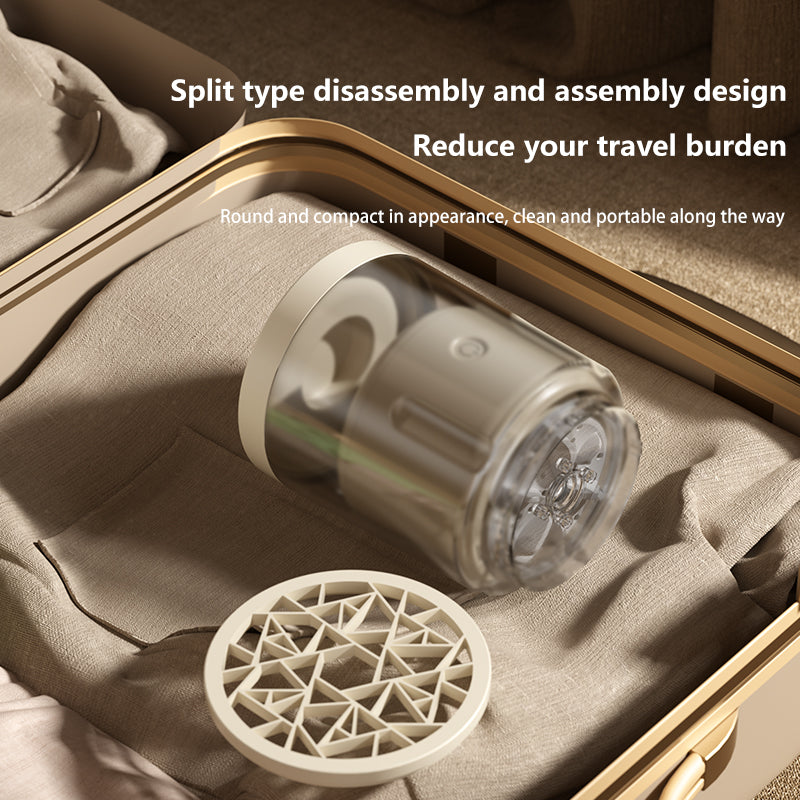 Underwear Washing Machine, Upgrade 1.6L Mini Portable Washing Machine Rechargeable Underwear Washer Deep Cleans Small Clothes for Apartment, Dorm, RV, Travel & Use (White)