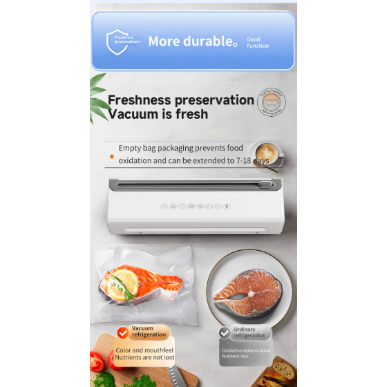 Free Shipping Compact Vacuum Sealer, Portable Food Sealing Machine