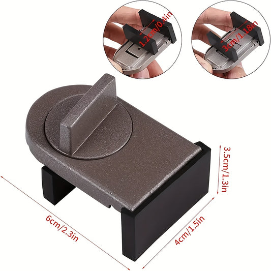 Window Locks,4 Pack Sliding Window Locks with Horizontal Sliding Windows Doors,Easv to Install,Adjustable Security Window Lock for Patio Bedroom Home and Office