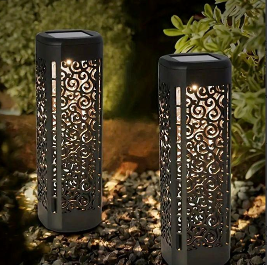 Solar Lights Outdoor,4 Pack Solar Pathway Lights for Your Garden, Landscape, Path, Yard, Patio, Driveway,Walkway Decor