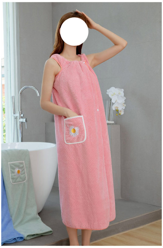 Women'S Soft Wrap Towel Full Length,Bath Robe After Shower Female Plush Long,Spa Bathrobes Lightweight With Pockets