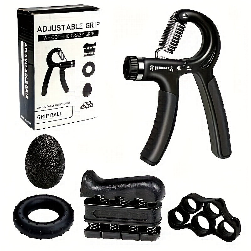 Grip Strengthener Forearm Strengthener Hand Grips Strengthener Kit - 5 Pack Adjustable Resistance,Forearm Strengthener, Hand Exerciser for Muscle Building - No Batteries Required