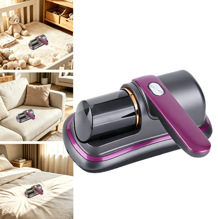 Mattress Vacuum Cleaner -  Cordless Bed Vacuum Cleaner, Powered by UV-C Light & Ultrasonic Technology,8000pa Strong Suction,Low Noise,Suitable for Dust, Pet Hair, Etc.