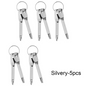 Keychain Screwdriver Set, 3Pcs Mini Portable Key Shaped Screwdriver Tool with Key Ring (1 Slotted + 1 Phillips), Black/Silver Stainless Steel, for Car Repair Outdoor EDC Home Emergency