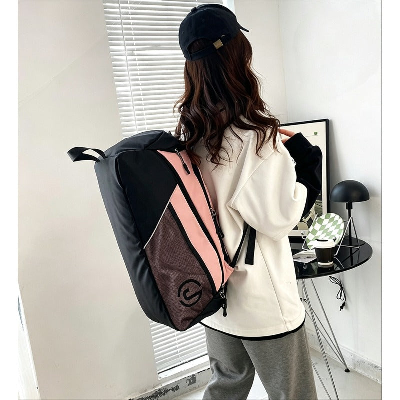 Travel Backpack for WomenLarge Capacity Travel Bag- Versatile Gym And Business Trip Luggage with Shoe Pouch Casual Daypack for Weekender Business Hiking, Pink