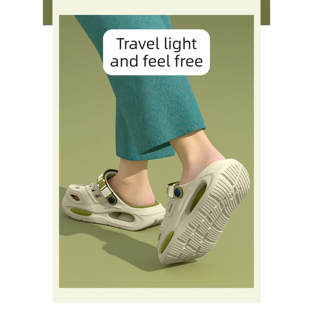 Men's Summer Outdoor EVA Slip-On Crocs - Non-Slip, Comfortable, Arch Support Clogs for Easy Wear and All-Day Comfort - Ideal Footwear for Leisure and Casual Outings
