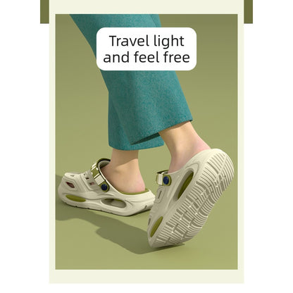 Men's Summer Outdoor EVA Slip-On Crocs - Non-Slip, Comfortable, Arch Support Clogs for Easy Wear and All-Day Comfort - Ideal Footwear for Leisure and Casual Outings