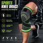 Knee Braces for Knee Pain,1 Pack Knee Compression Sleeve for Sports | Knee Support for Workout Weightlifting Basketball,Knee Sleeve for Joint Pain and Arthritis Relief