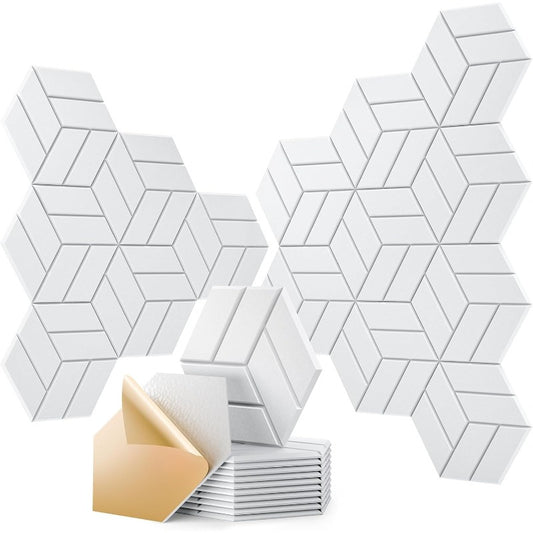 12 Pack Sound Proof Foam Panels |12"X 10"X 0.4" Sound Proof Foam Panels for Walls, High Density Sound Dampening Panels for Home Studio