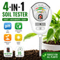 Soil Moisture Meter, 4-in-1 Soil pH Tester, Moisture/Light/Nutrients/pH Meter for Gardening, Lawn, Farming, Indoor & Outdoor Plants Use, No Batteries Required, Gifts for Plants Lover