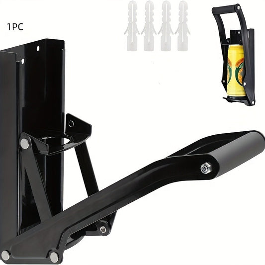 Metal Can Crusher. Smasher - Black | Heavy-Duty Recycling Smasher for Aluminum Seltzer, Soda, Beer Cans and Bottles, Gadgets for Home