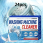 24-Pack Heavy-Duty Washer Cleaning Tablets - Deep Cleaning Solution for Front Load and Top Load Washers, Odor Eliminator and Scale Remover, Compatible with All Washing Machines, Efficient Washer Cleaner Tabs