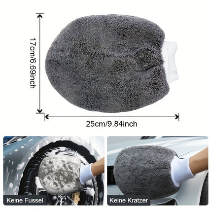 An 11pcs Car Cleaning Kit That Includes A Tire Brush, Microfiber Cleaning Gloves, Scratch Removal Pads, and Detailing Sponges for Both Interior and Exterior Care, Making It An Excellent Choice for Car Cleaning.