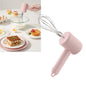 Hand Whisk Electric Hand held Mixer ,Two Whisk Mount for Eggs, Cream, Batters, Wireless & RechargeableSuitable for Kitchen and Outdoor Use Gifts Can Be Given as Gifts