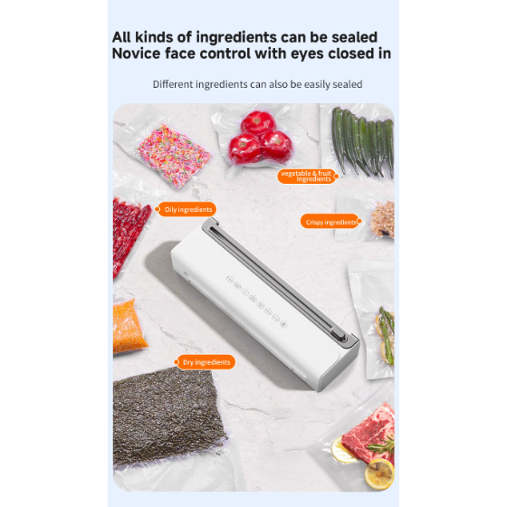 Free Shipping Compact Vacuum Sealer, Portable Food Sealing Machine