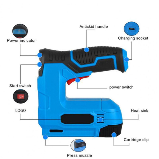 Power Electric Cordless Nail Gun/Staple Gun