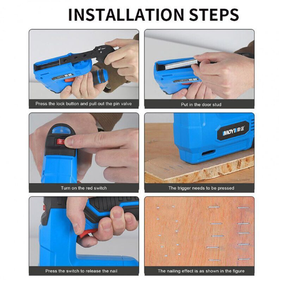 Power Electric Cordless Nail Gun/Staple Gun