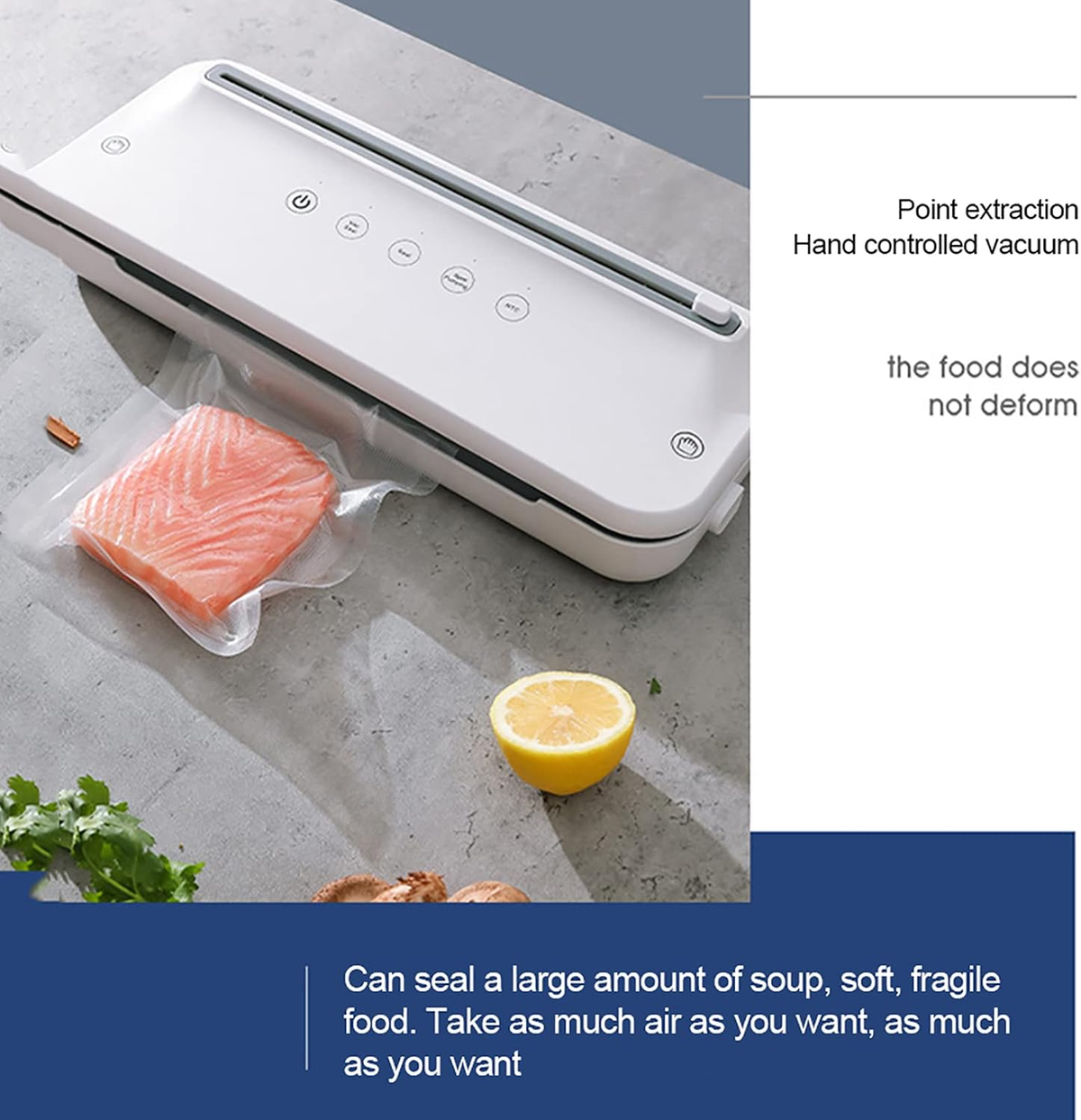 Free Shipping Compact Vacuum Sealer, Portable Food Sealing Machine