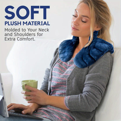 Microwave Heated Neck Heat Pad - Neck and Shoulder Relaxation Heat Compress Pack, Multifunctional Waist and Back Pad/ Reusable Heat Compress Bag Office and Home Therapy Protective Gear