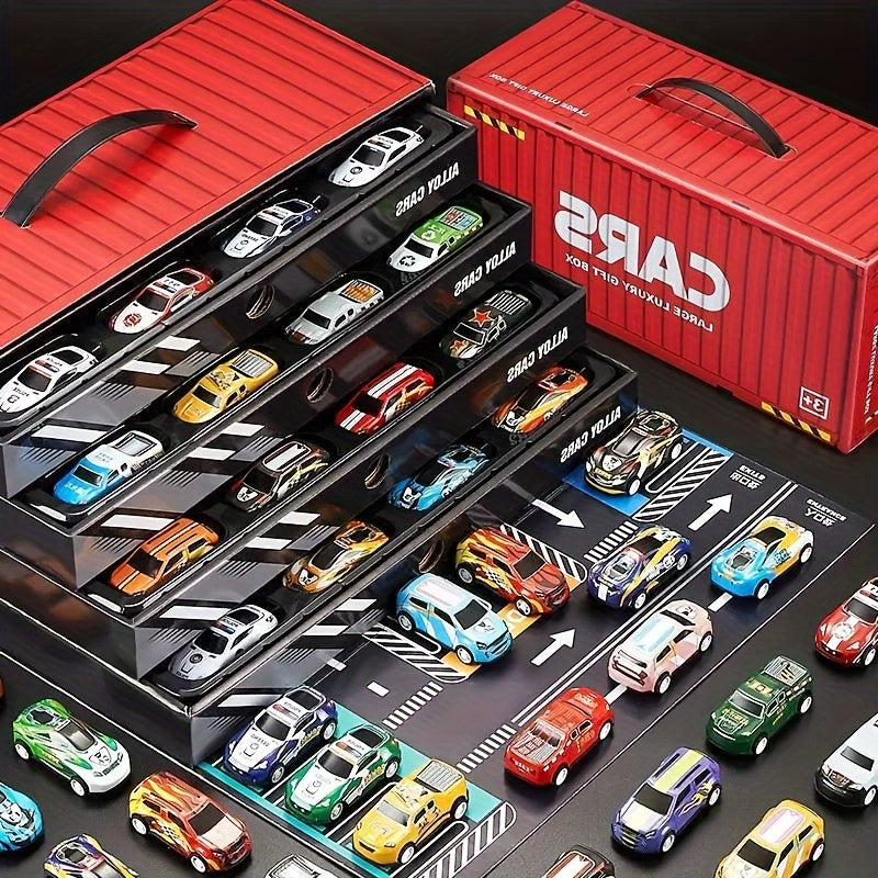 48PCS Metal Pull Back Cars Toy for Kids, Toy Cars for Kids Ages 3-12, Race Cars Party Favors for Kid Toys, Party Favors Birthday Gift for Boys Girls