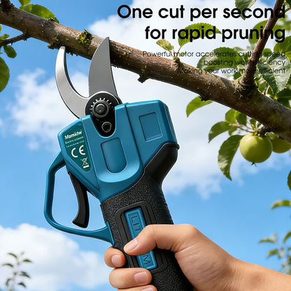 Electric Pruning Shears,1.1" Cutting Diameter Cordless Power Pruner with LCD Display, Brushless Motor Pruning Shears with 2000mAh*1 Rechargeable Batteries for Garden Tree Pruner Branch