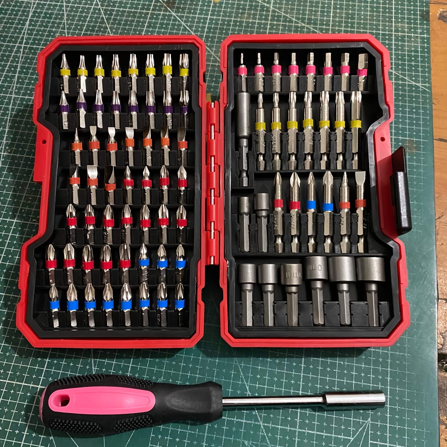 83 Rainbow Magic Box Electric Screwdriver Bit Kit - Compatible with Hexagonal, Cross, and Manual Drills - Durable Hard Alloy Material, Suitable for Precise Operations in Narrow Spaces