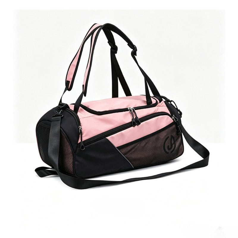 Travel Backpack for WomenLarge Capacity Travel Bag- Versatile Gym And Business Trip Luggage with Shoe Pouch Casual Daypack for Weekender Business Hiking, Pink