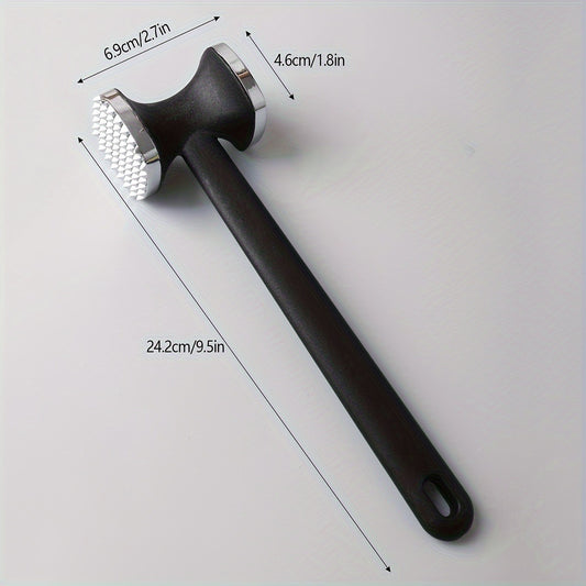 Meat Tenderizer Hammer with Comfortable-Grip Handle, Dual-side Mallet for Kitchen, Heavy Duty Pounder For Tenderizing Steak, Beef and Fish