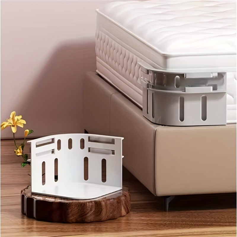 Bed Sheet Holders for Corners, Upgrade Bed Sheet Grippers Locks, 4PCS Fitted Sheet Holder Keep Sheets Firm & Tight, Non-Slip Sheet Clips for Fitted Sheets, Fit All Mattress Easy Install