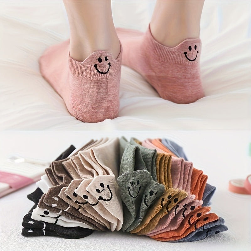 20 Pairs of Cute Patterned Breathable Womens Casual Athletic Socks - Stylish and Comfortable Sport Socks for Everyday Wear