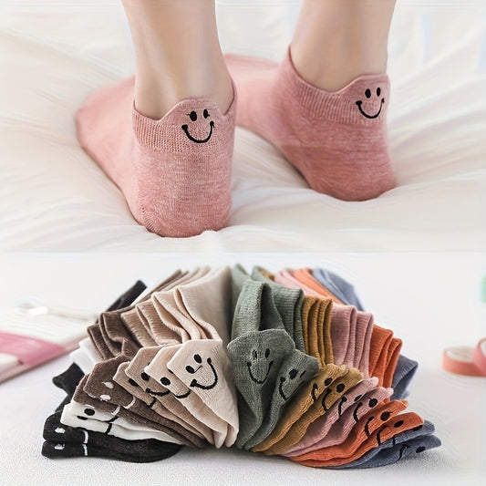 20 Pairs of Cute Patterned Breathable Womens Casual Athletic Socks - Stylish and Comfortable Sport Socks for Everyday Wear