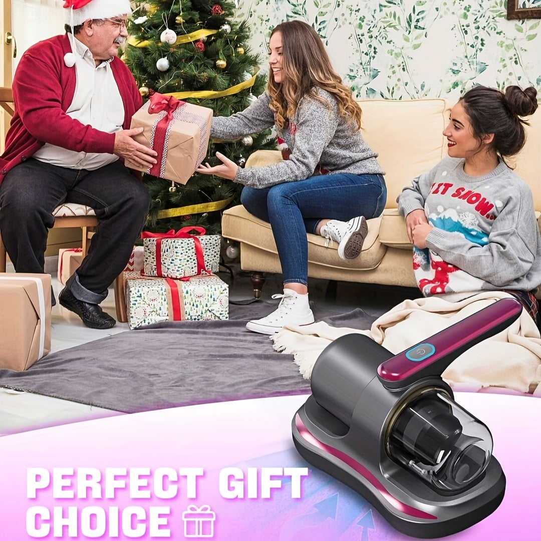 Mattress Vacuum Cleaner -  Cordless Bed Vacuum Cleaner, Powered by UV-C Light & Ultrasonic Technology,8000pa Strong Suction,Low Noise,Suitable for Dust, Pet Hair, Etc.