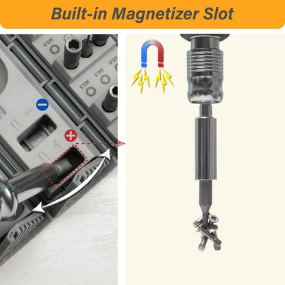 126-in-1 Precision Screwdriver Set, Professional Magnetic Mini Repair Tool Kit for Phone, Computer, Watch, Laptop,  Ring Doorbell, Eyeglass, Electronic, [Bearing Steel] Screw Driver