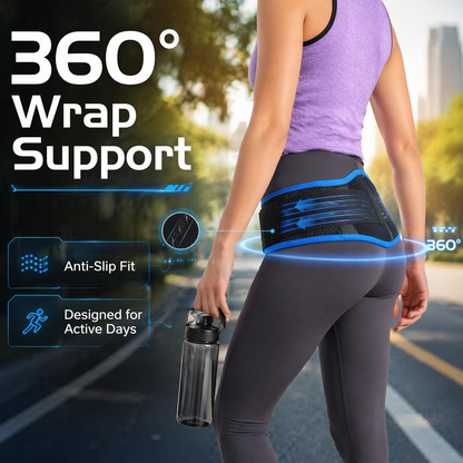 Unisex Sacroiliac Joint Strap, Hip And Pelvic Suitable - Adjustable Lower Abdominal Compression Design, Stable Sacroiliac Joint - Suitable for Both Men And Women, Daily Wear