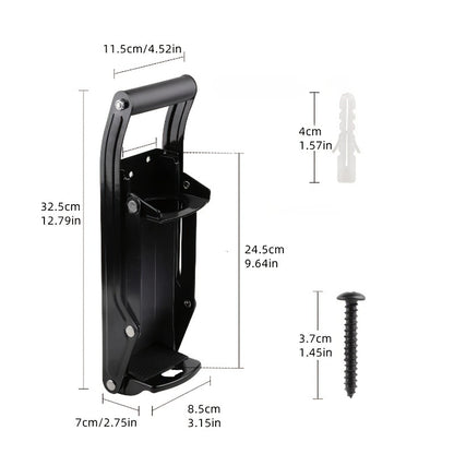 Metal Can Crusher. Smasher - Black | Heavy-Duty Recycling Smasher for Aluminum Seltzer, Soda, Beer Cans and Bottles, Gadgets for Home