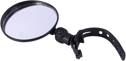 2pcs-Bike Mirrors,Bike Bar End Mirror, HD Glass Convex Lens Bicycle Rearview Mirror, Safe Cycling Rearview Mirror, Easy to Install