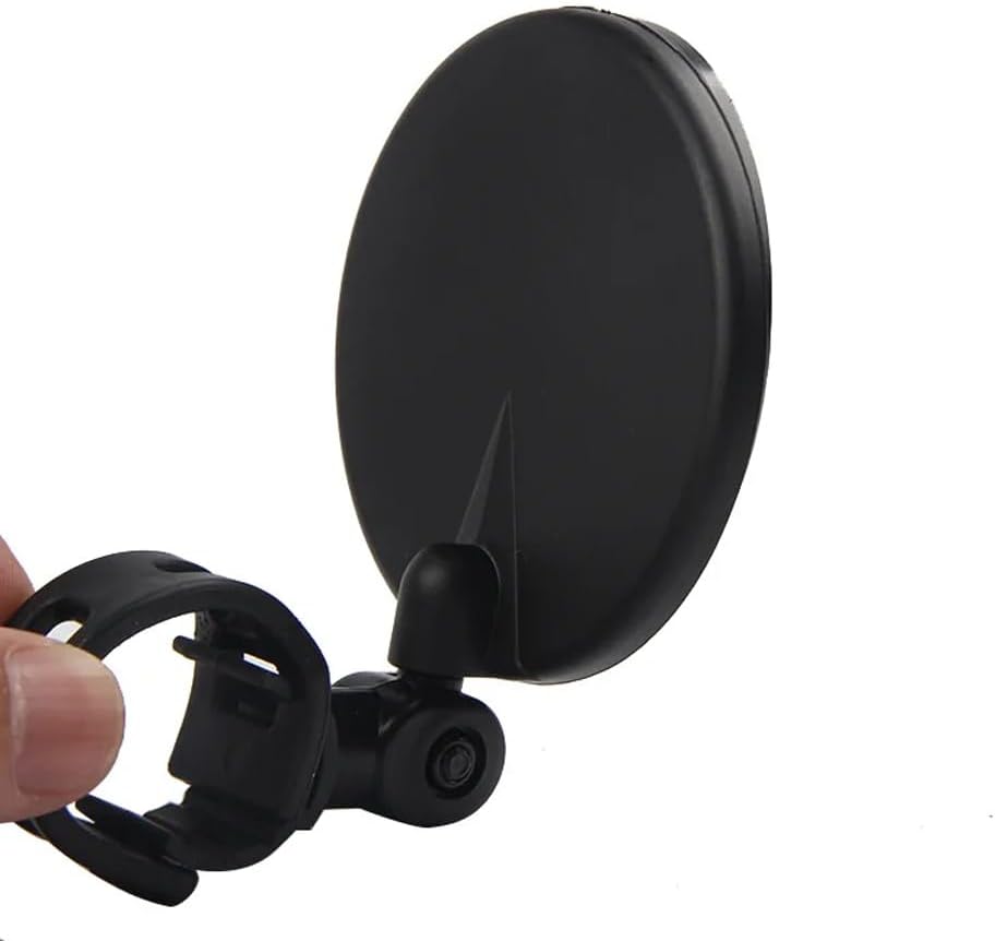 2pcs-Bike Mirrors,Bike Bar End Mirror, HD Glass Convex Lens Bicycle Rearview Mirror, Safe Cycling Rearview Mirror, Easy to Install