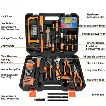 Tool Set Home Repair Tool Kit for Men Women College Students,Household Basic Hand Tool Sets with Case for Home Maintenance,Dorm Essentials and DIY Projects
