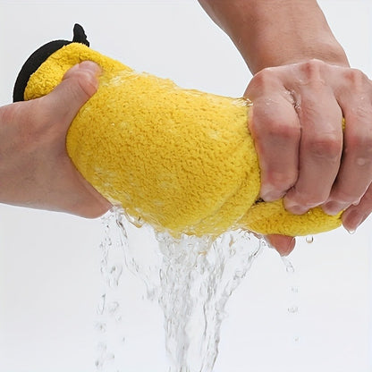 10/20 Pack Cleaning Towels, Premium Microfiber Coral velvet Washing and Detailing Towels for Car Detailing Household Cleaning Ultra-Soft Super Absorbent, Lint Streak-Free 11.8"x11.8” Cleaning Cloth (Yellow/Grey)