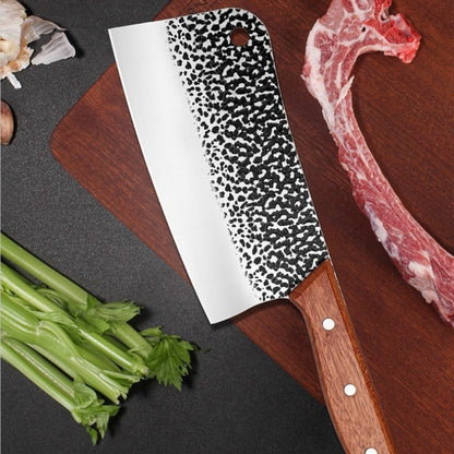 3PCS Butcher Knife and Kitchen Knife Set | Hand Forged Heavy Duty Meat Cleaver, Stainless Steel, Meat Knife, Geat for Home, Camping, BBQ