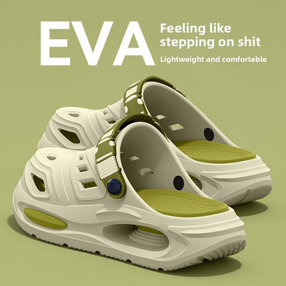 Men's Summer Outdoor EVA Slip-On Crocs - Non-Slip, Comfortable, Arch Support Clogs for Easy Wear and All-Day Comfort - Ideal Footwear for Leisure and Casual Outings