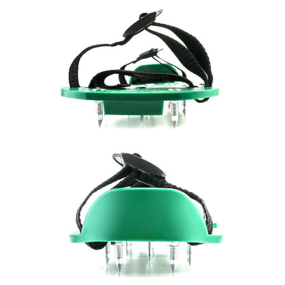Spiked Shoes  | 1 Pair Green Spiked Shoes with Sharp Short Spikes for Epoxy Floor Coating, Self-Leveling Floor, Epoxy Garage Floor