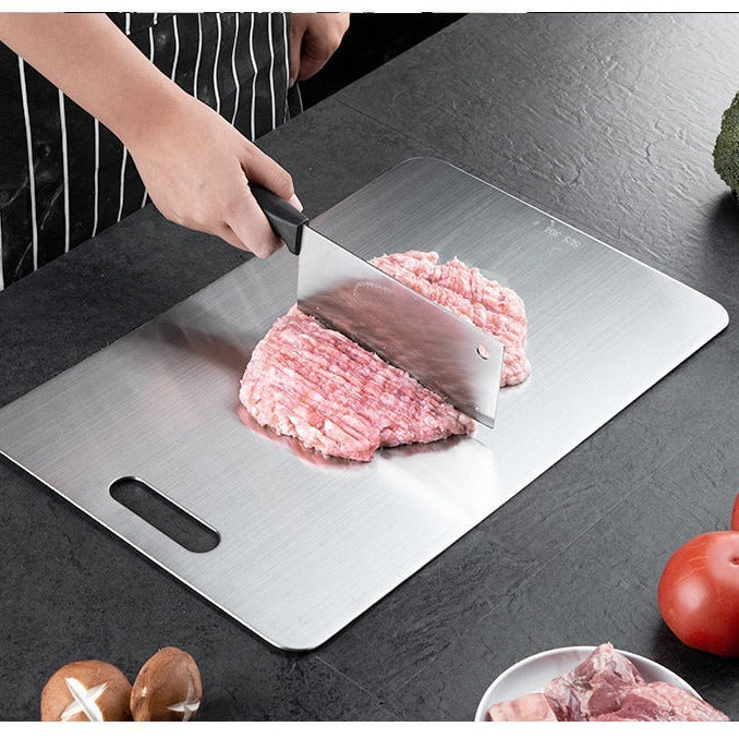 Titanium Cutting Board, NonToxic MetalChopping BoardSet, DishwasherSafe & Warp Proof