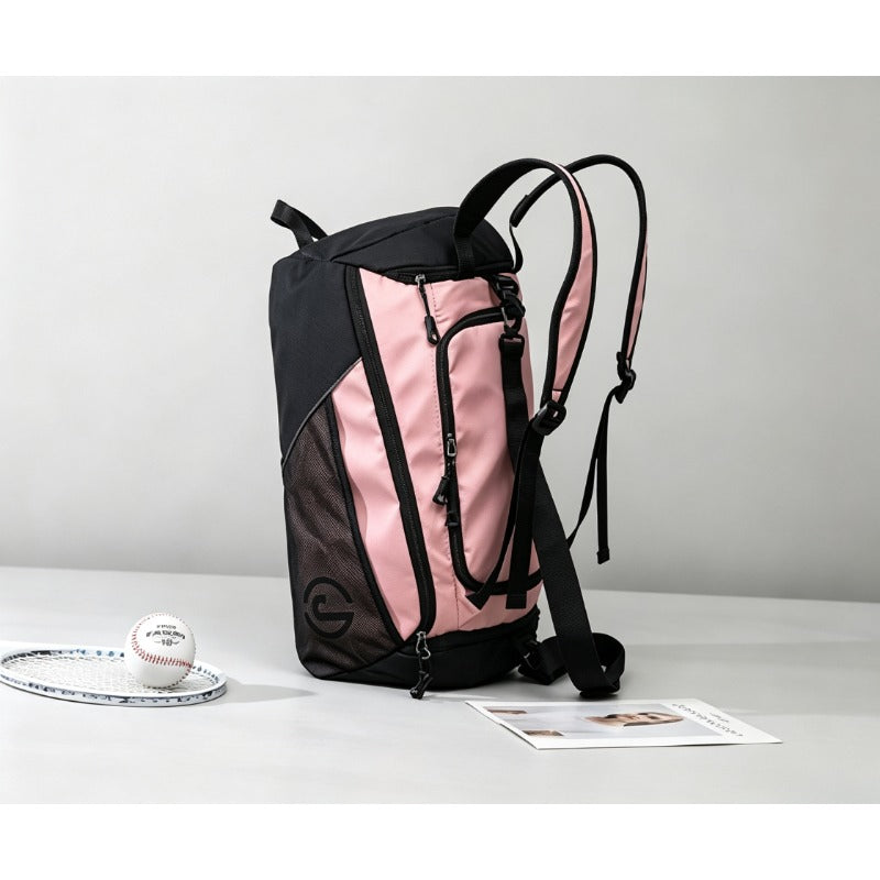 Travel Backpack for WomenLarge Capacity Travel Bag- Versatile Gym And Business Trip Luggage with Shoe Pouch Casual Daypack for Weekender Business Hiking, Pink