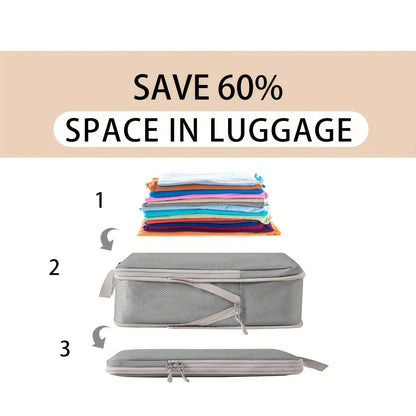 Mesh Compression Storage 5pcs Set Shoe Bag Bundle Pocket Storage Bag Set Large Capacity Storage Bag Visible Suitcase Organizer Bag Classification Bag