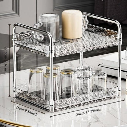 Functional kitchen cup holder, household storage and rack