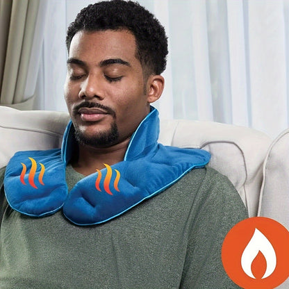 Microwave Heated Neck Heat Pad - Neck and Shoulder Relaxation Heat Compress Pack, Multifunctional Waist and Back Pad/ Reusable Heat Compress Bag Office and Home Therapy Protective Gear