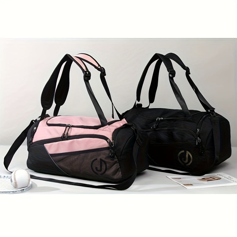 Travel Backpack for WomenLarge Capacity Travel Bag- Versatile Gym And Business Trip Luggage with Shoe Pouch Casual Daypack for Weekender Business Hiking, Pink