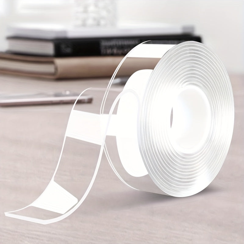 Double Sided Tape Heavy Duty, Removable Reusable Multipurpose Tape for Carpet Mats/Photos Frames/Craft Wall Mounting (1m*3cm*1mm)