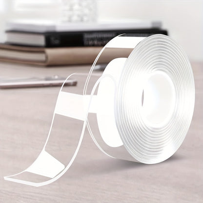 Double Sided Tape Heavy Duty, Removable Reusable Multipurpose Tape for Carpet Mats/Photos Frames/Craft Wall Mounting (1m*3cm*1mm)